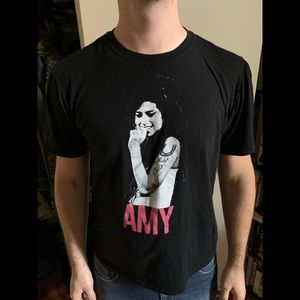 Amy Winehouse Unisex T- Large